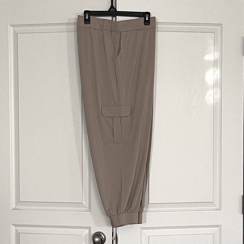 Lisa RINNA Collection Cargo Pants/Slacks Light Tan Sz PXL NWOT